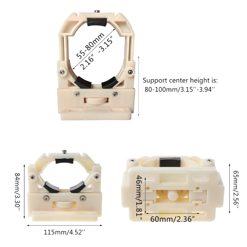 CO2 レーザーチューブホルダー Dia.50-80mm 柔軟な 50-180W レーザー彫刻切断機に最適シェル 94PD 用プラスチック