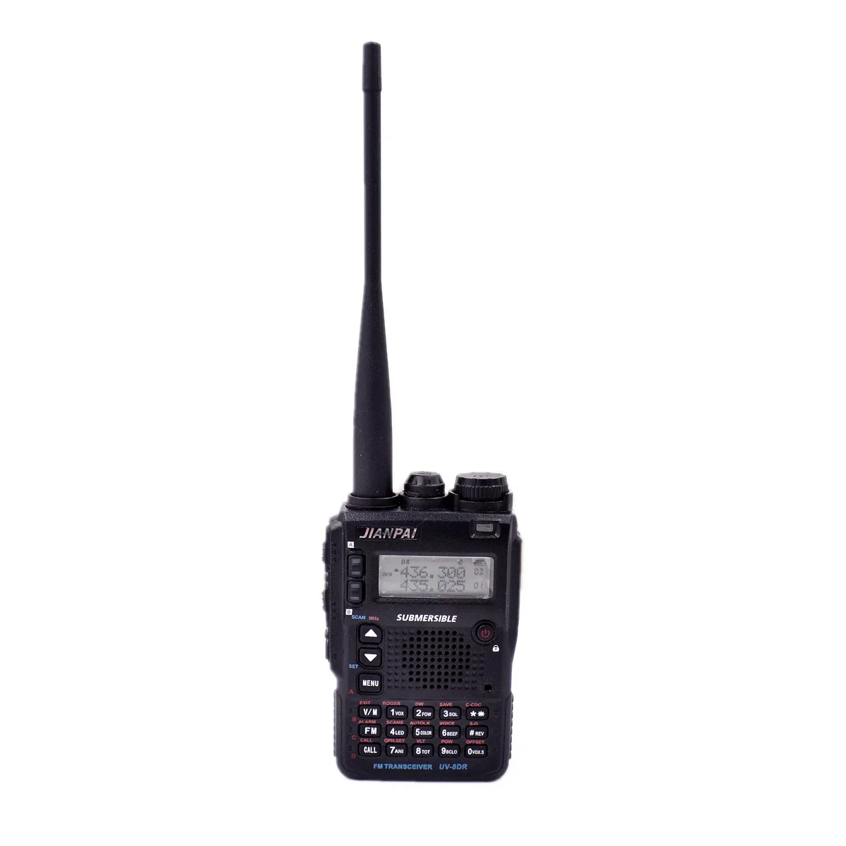 JIANPAI 8DR HAM Two Way Radio Dual Bands VHF UHF Classic Design Keyboard Waterproof Outdoor Durable Wireless Interphone