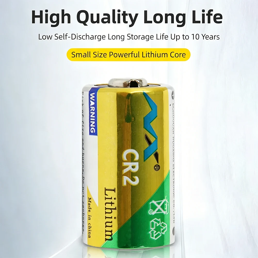 CR2 3V Lithium Manganese Primary Battery 1-50PCS 800mAh CR15H270 DLCR2 ELCR2 CR15266 Non-Rechargeable Dry Battery for Instax Min