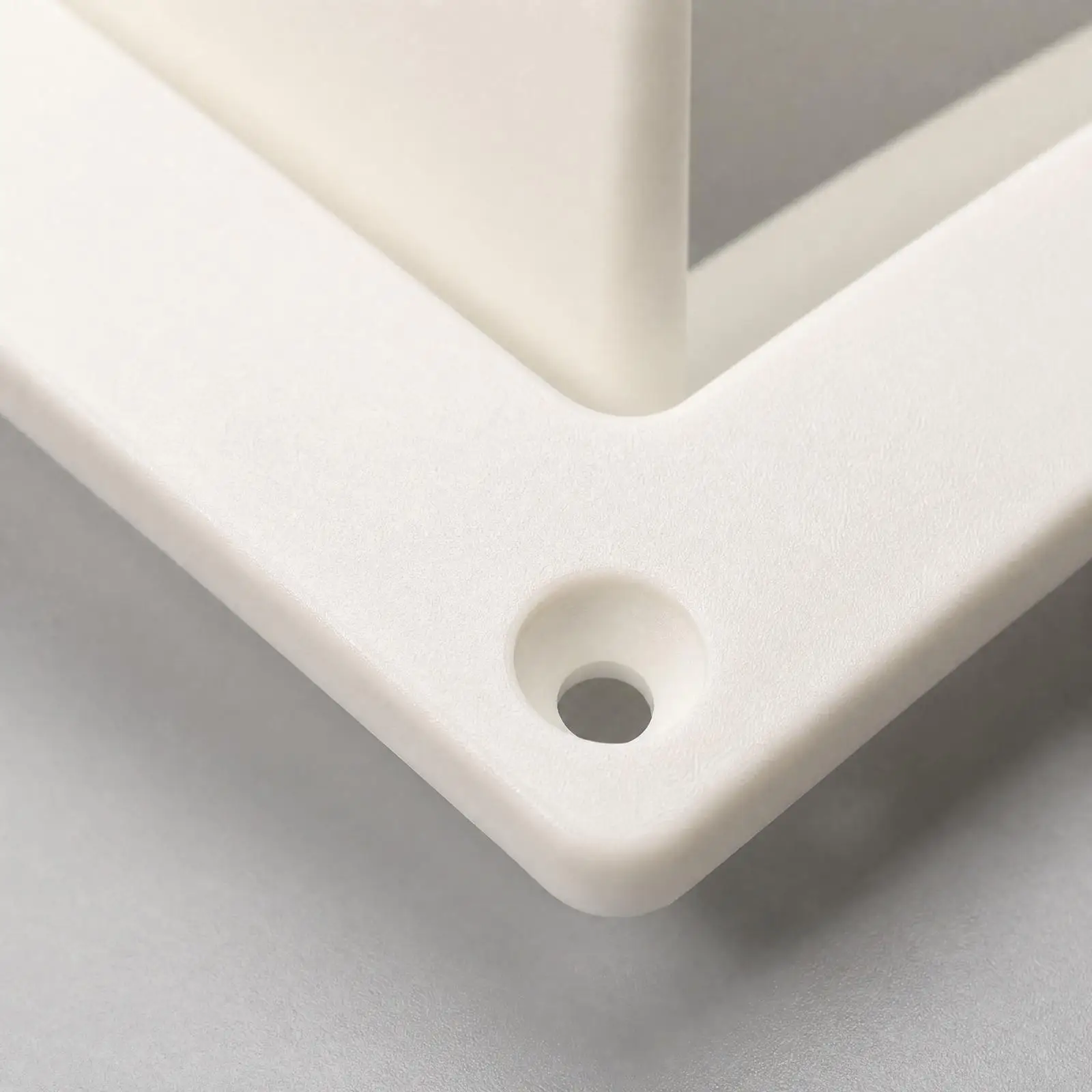 Weather-Resistant Louvered Ventilation Cover Outdoor ABS Plastic Louvered Vent