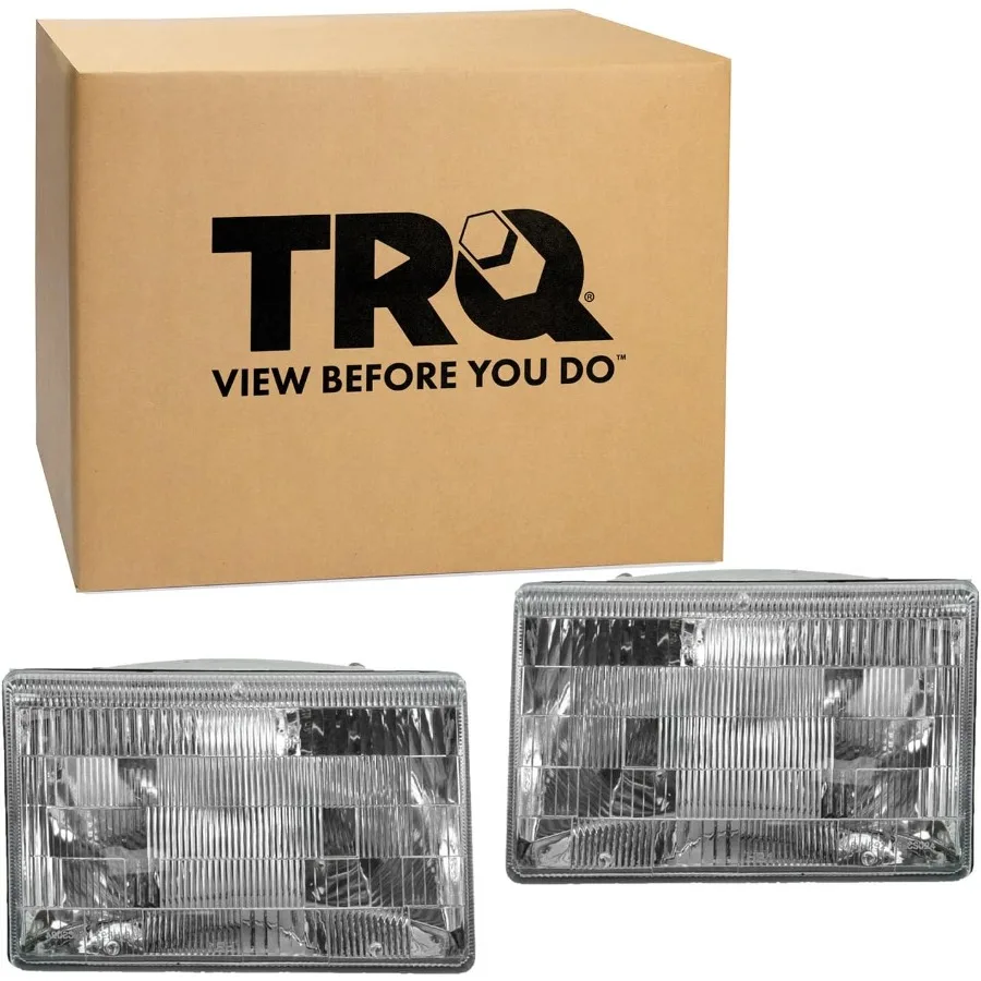 

2 Piece Headlight Assembly Set for Driver and Passenger Side Compatible with Jeep Grand Cherokee 19931998 CH2502104 CH2503104 5