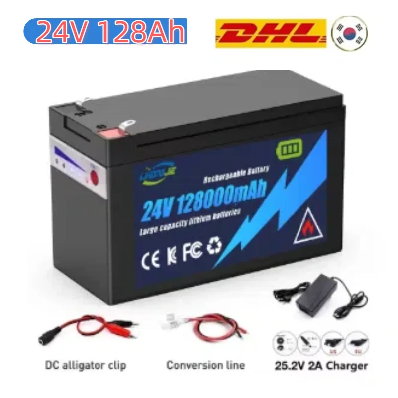 

Ultra long endurance 24V electric vehicle lithium iron phosphate battery pack with 158Ah, built-in BMS 30A high current