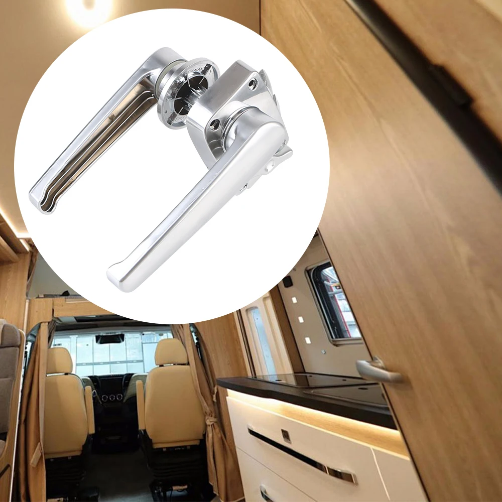 Car RV Bathroom Toilet Door Lock Auto Yacht Hardware Modification Vehicle Parts Univeral Caravan Boat Latch Handle Knob Locks