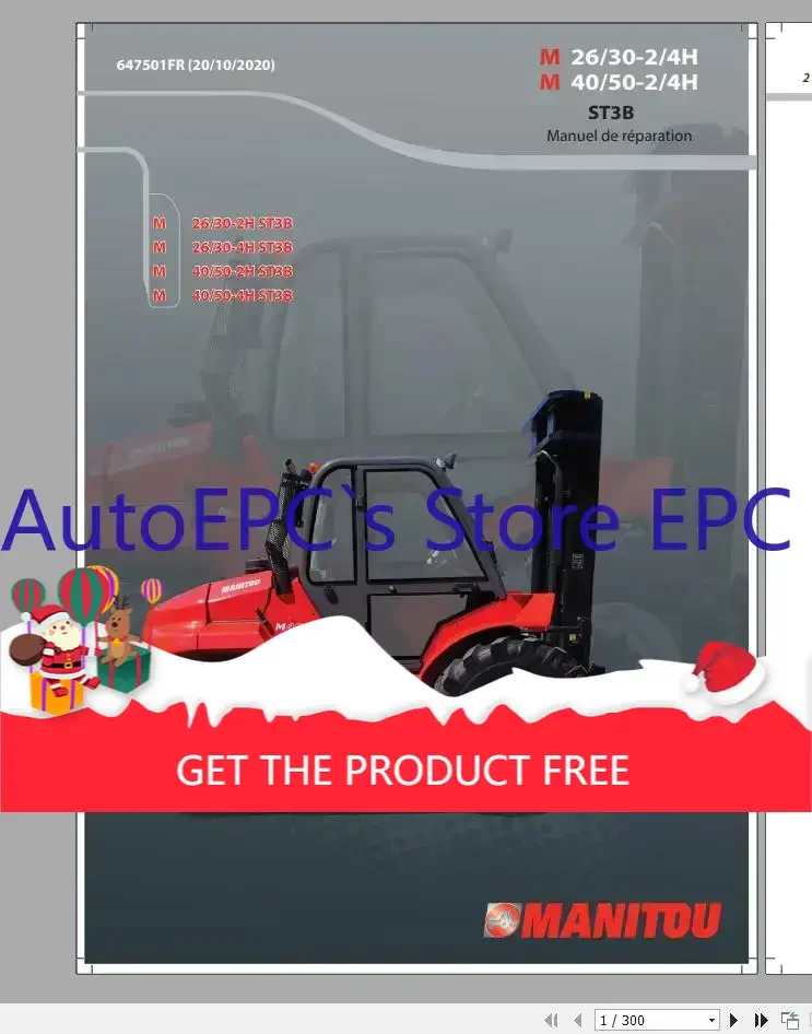 

AutoEPC Manitou Machinery 13,8 ГБ PDF 2022 Руководство по ремонту французского языка DVD