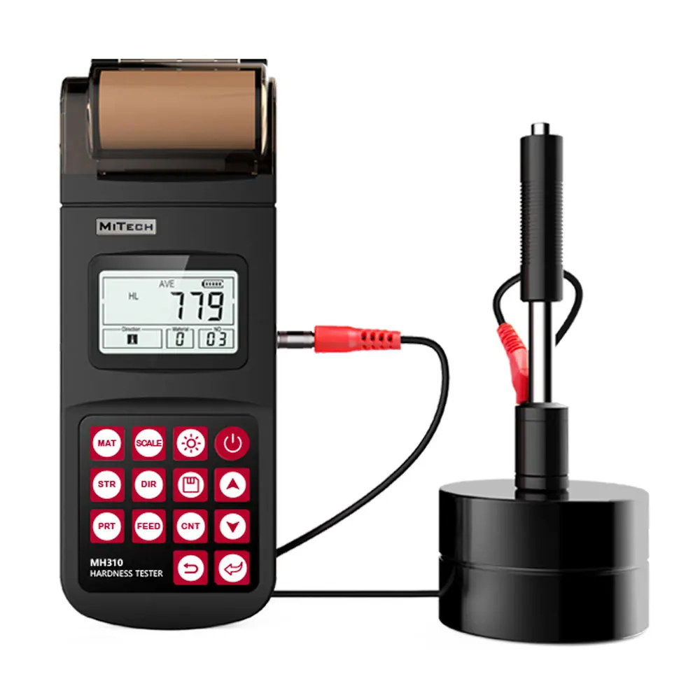 High precision portable Leeb hardness tester MH310 Digital hardness meter range 170~960 HLD Hardness Testing printer