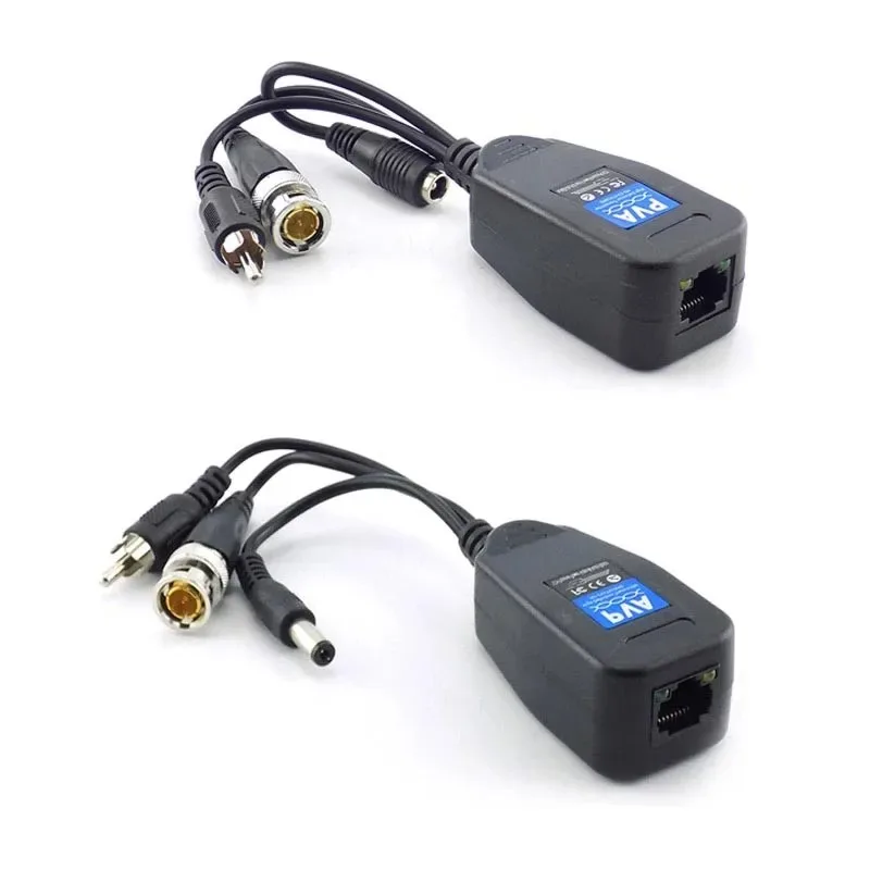 

2PCS Coaxial HD Twisted Pair Transceiver 300M 1080P Video Power 3-in-1 for Security Camera CCTV System