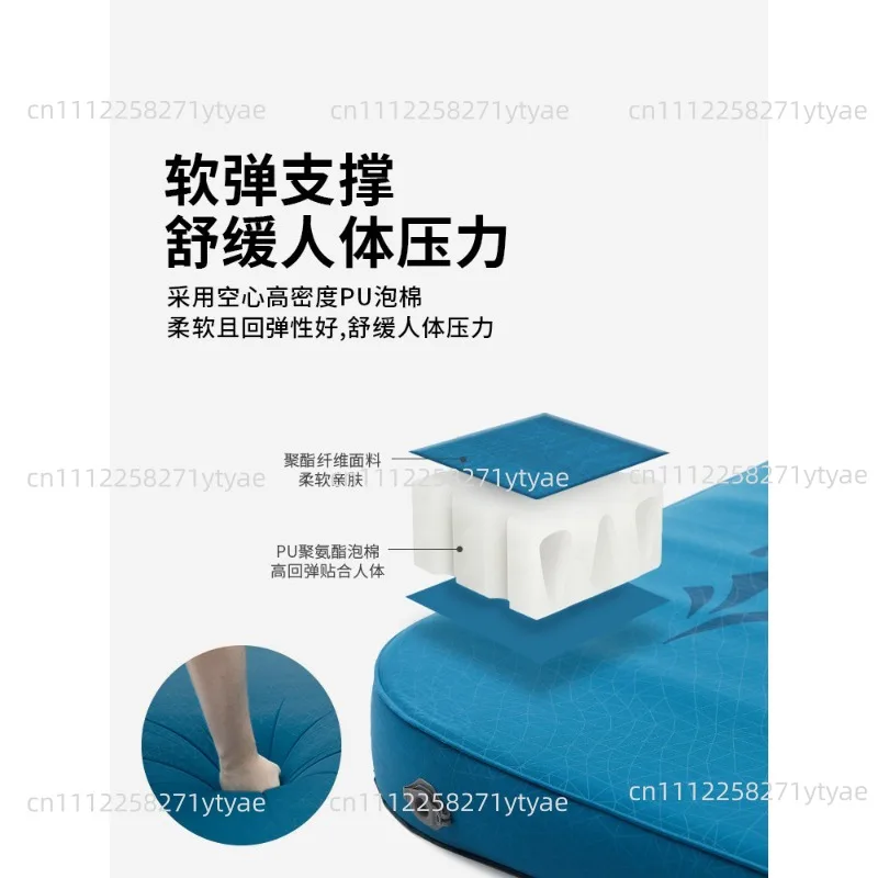 Automatic Inflatable Sleeping Mat Camping Tent Mattress Thickened Moisture Proof Floor Mat