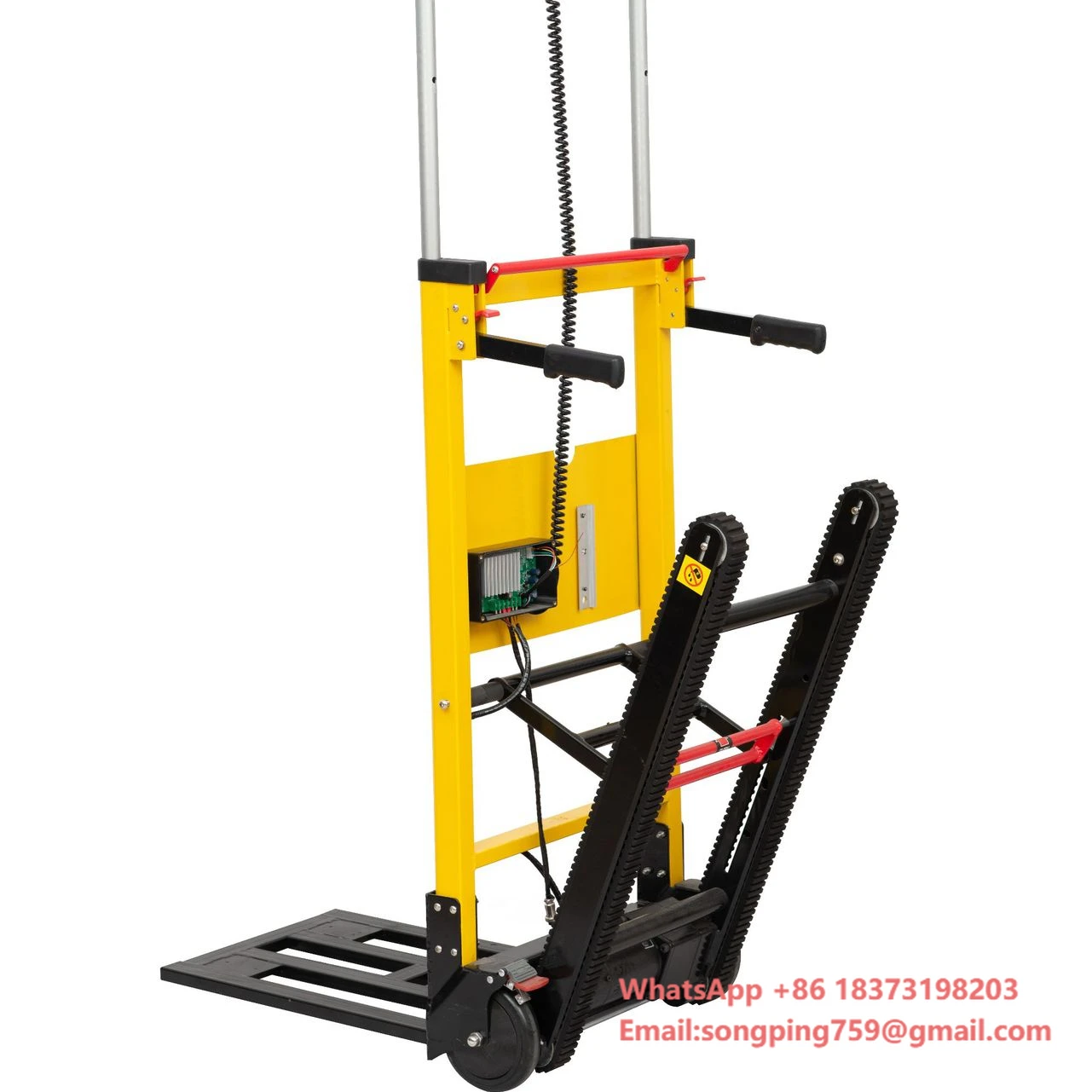 Heavy-Duty Electric Stair Climbing Trolley | Motorized Stair Lift Hand Truck for Warehouse, Logistics & Industrial Transport