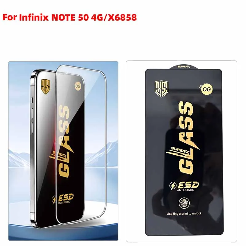 

Tempered Glass HD for Infinix NOTE 50 4G/X6858/NOTE 50 PRO 4G/X6855/NOTE 50 PRO+ 5G/X6856/NOTE 50X 10pcs/lot