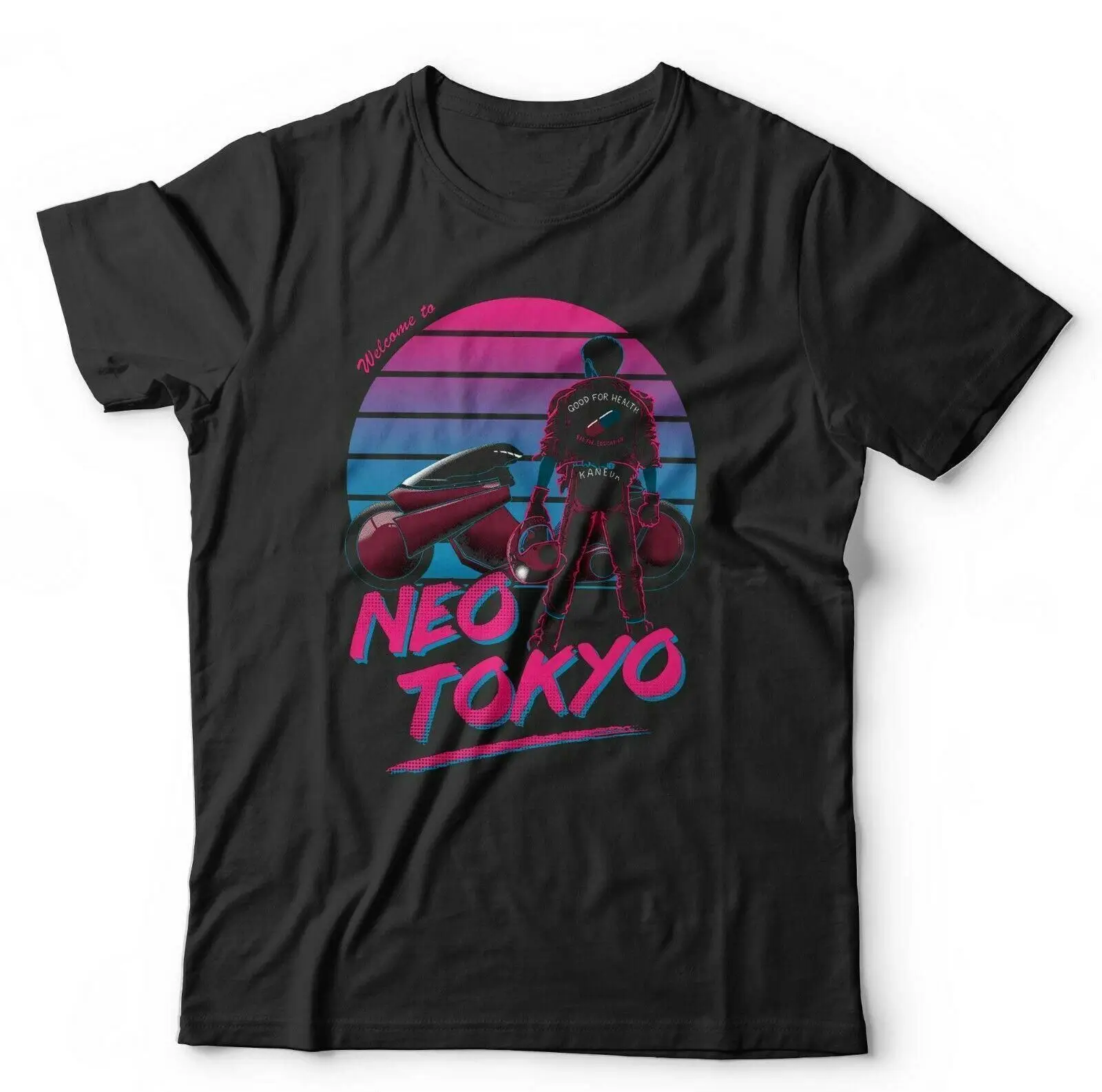 Neo Tokyo T Shirt Kids Synthwave Anime Manga 80's Retro