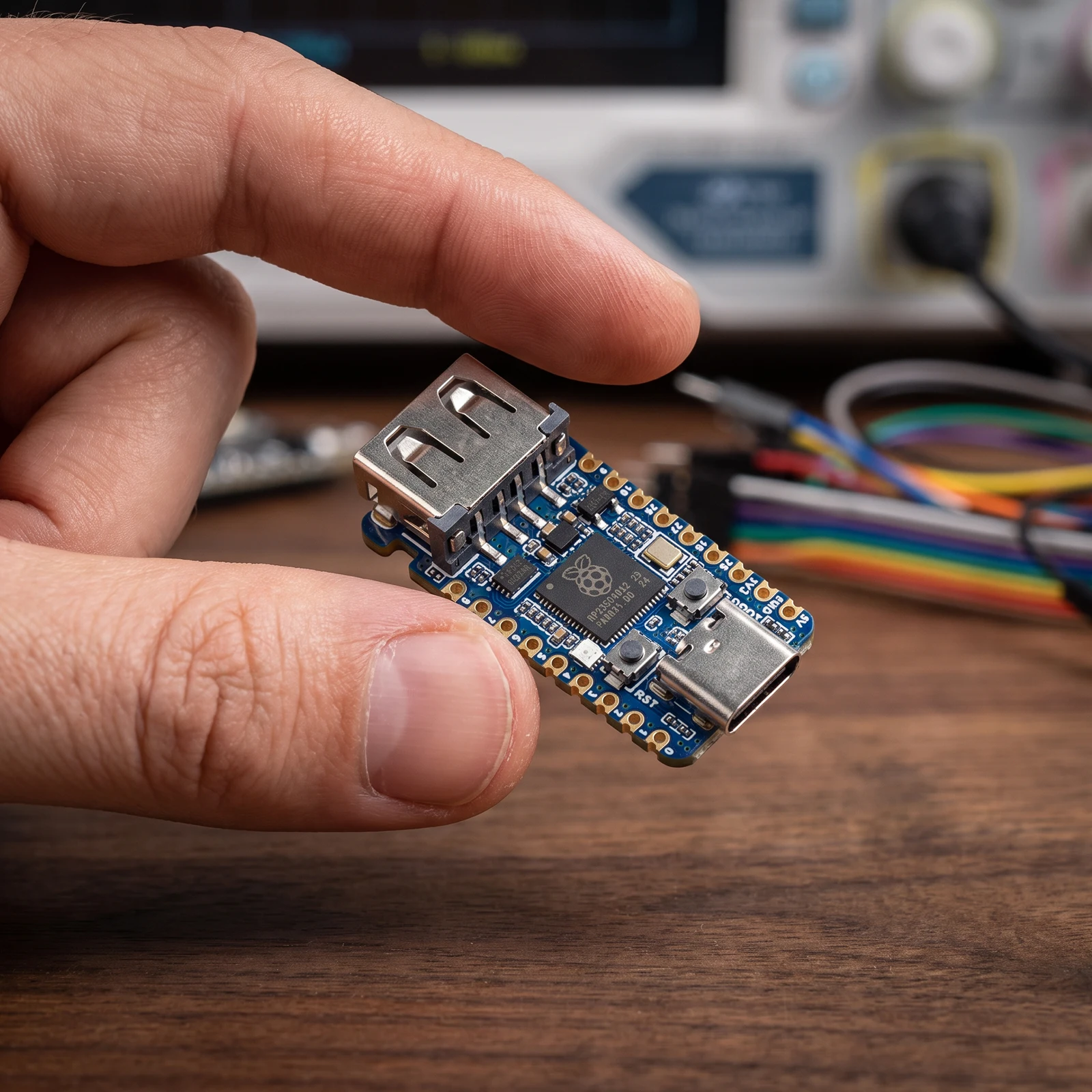 P2350-USB-A Dual-core & Dual-Architecture Microcontroller Microcontroller Development Board Microcontroller Processor