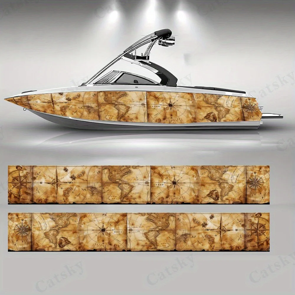 Nautical Legend Boat sticker vinyl ship pontoon deck Boat fishing decorative pontoon boats decal
