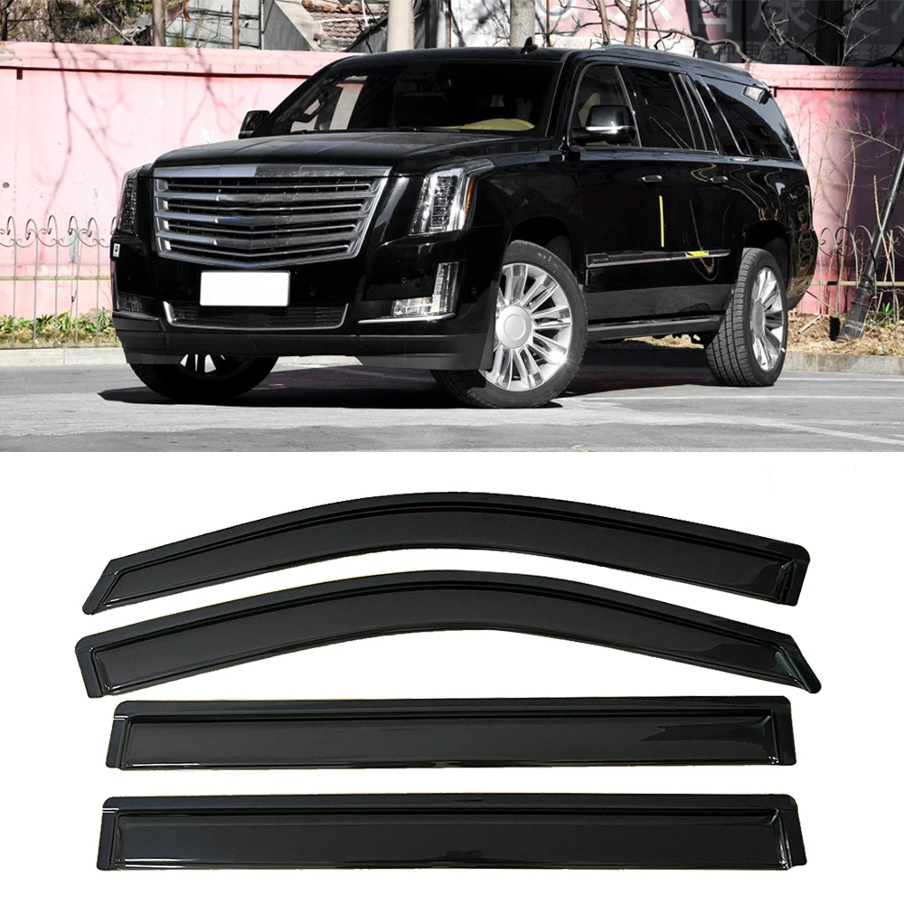 

Оконный козырек для Cadillac Escalade ESV 2015 2016 2017 2018 2019 2020, ветрозащитные дефлекторы, защита от дождя, дверной козырек, вентиляционные шторы