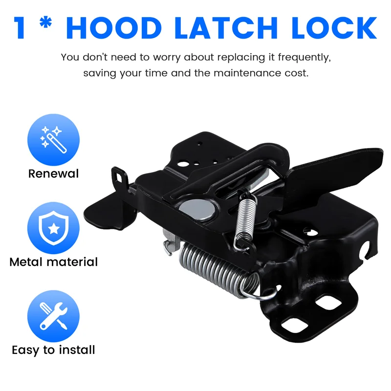 

X39A-Замок защелки капота автомобиля 4589701AB для Dodge Durango Jeep Grand Cherokee WK 2022