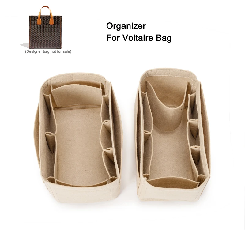 Insert Bag Organizer Suitable For Goyad Voltaire Bag Tote Handbag Liner with Ipad Pouch,Womens Cosmetics Makeup Pouch Inner Bag