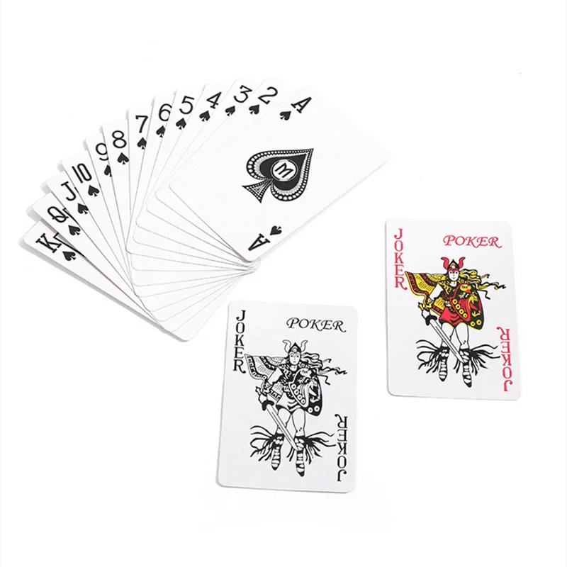 ใหม่รูปแบบพลาสติกกันน้ําฟิล์มผู้ใหญ่เล่นไพ่เกมโป๊กเกอร์การ์ดเกมกระดาน 60*90 มม.ไพ่โป๊กเกอร์การ์ด