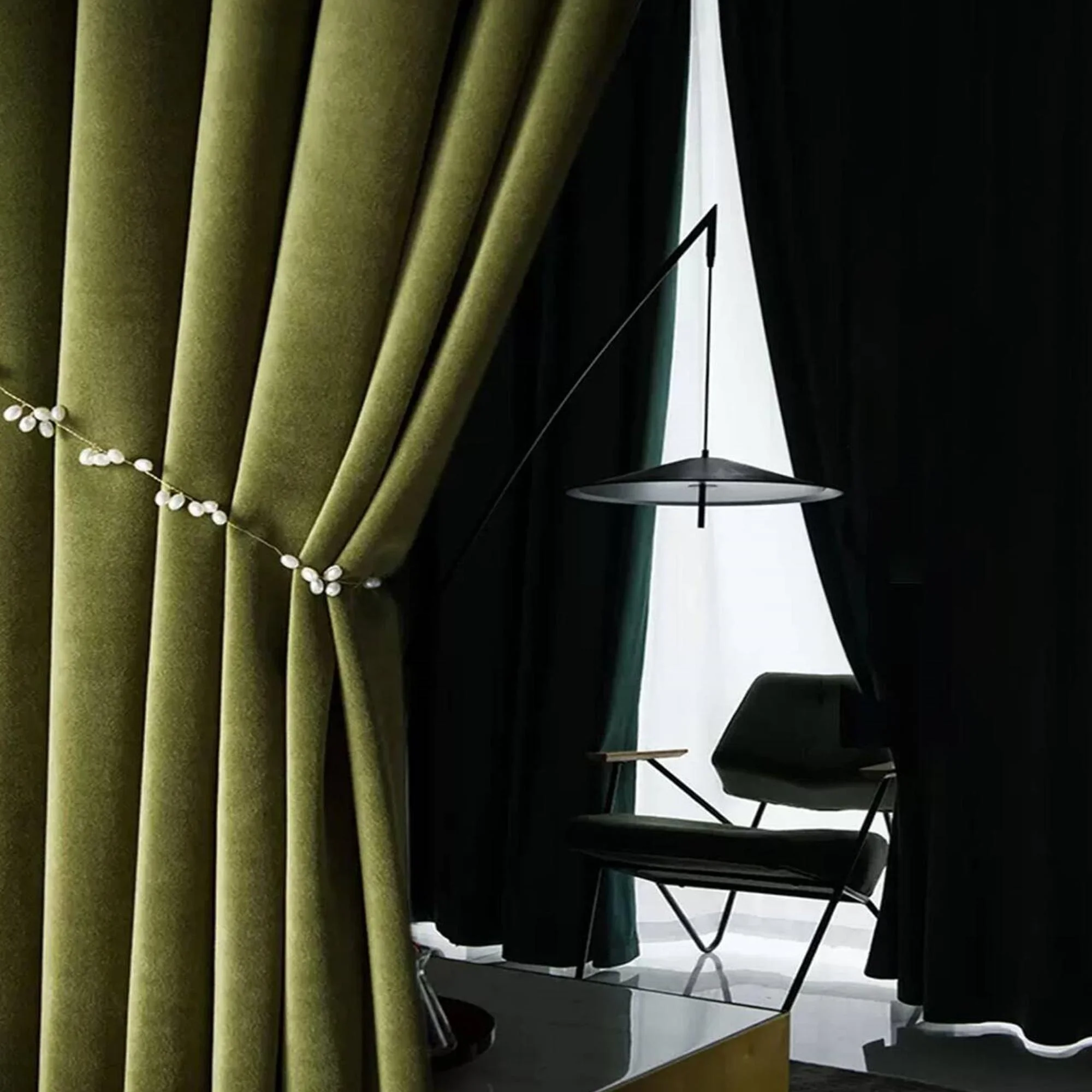 1pc Linen-Style  Sheer Curtain, Japanese/Vintage Style For Living Room Bedroom Cafe, Translucent