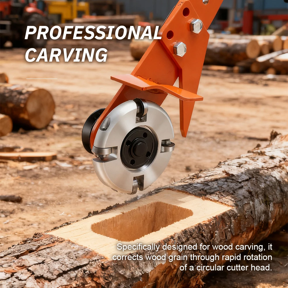 Manual Wood Grooving Tool Carving Tool Durability-Balanced Portable Grooving Planer Blade for Precise Wood Slotting