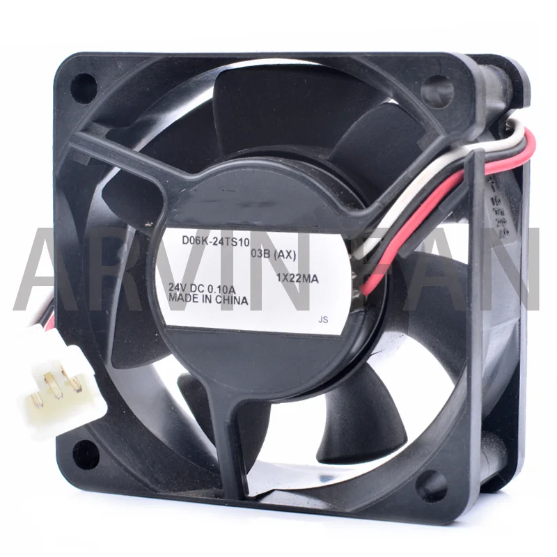 Brand New Original D06K-24TS10 6cm 6025 60x60x25mm 60mm Fan 24V 0.10A Quiet Inverter Cooling Fan