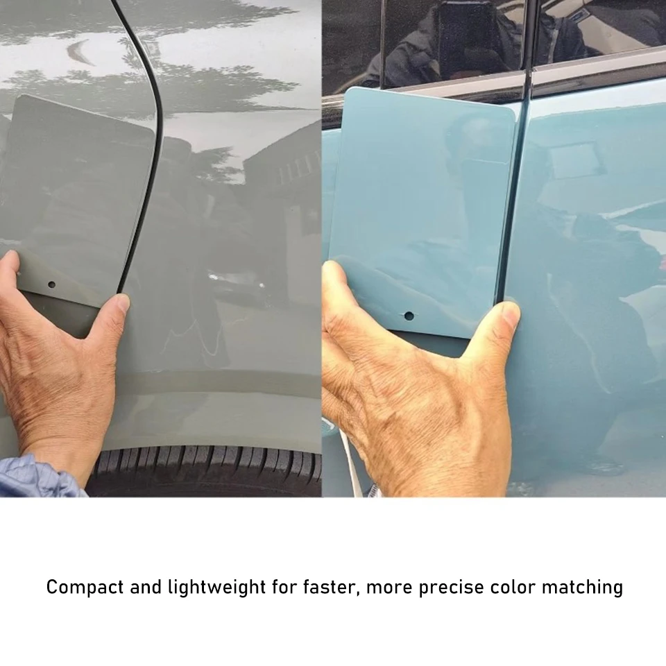 

100pcs Automotive Paint Color Matching Stick - Portable 4.1"x5.9" Steel Panel for Professional Auto Body Repair & Touch-Up CQ-5