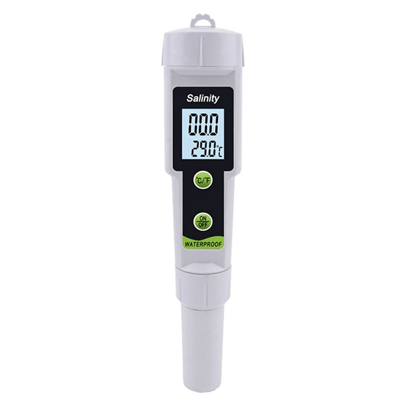 2X TPH 02154 Salinity Meter, Seawater Hydrometer, Salt Content Detection In Brine, For Pools, Drinking Water, Aquarium