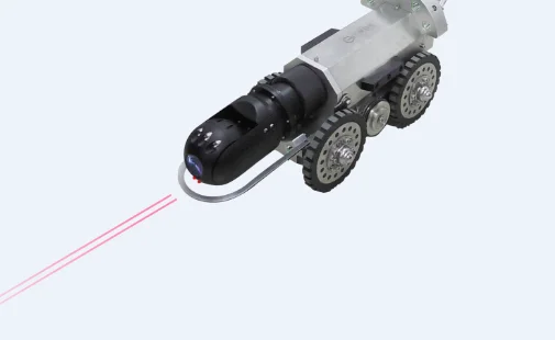 Cámara larga del robot del gateo de la inspección de tuberías de alcantarillado del sistema de detección de tuberías de 360 grados
