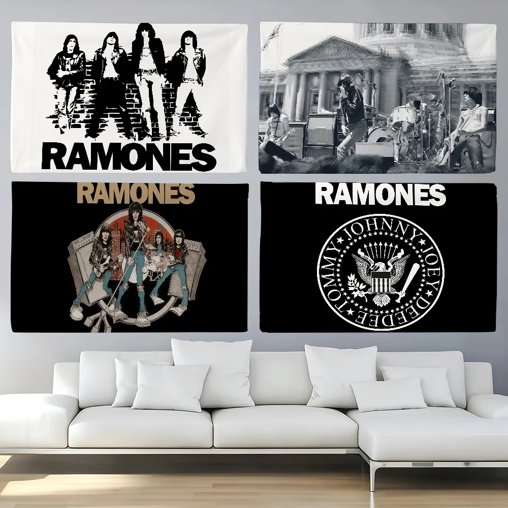 Band R-Ramones-Flagge zur Dekoration, für Picknick im Freien, zum Aufhängen, für Zuhause, Camping, Party, Banner