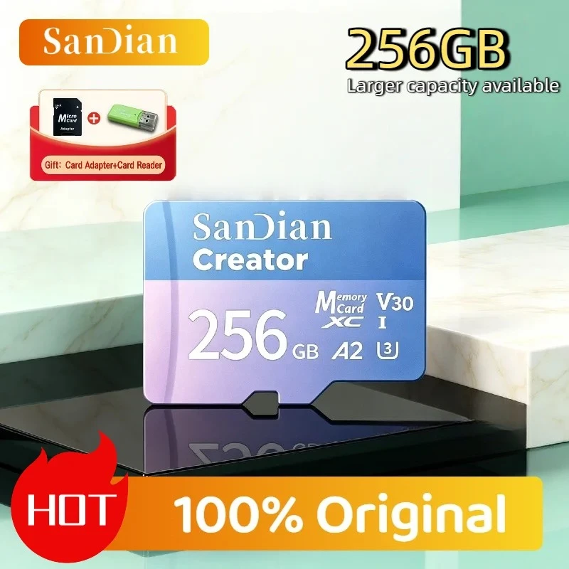 

Original Full HD Recording V30 U3 128GB 256GB High Endurance Micro TF SD Card For Dash Camera Home Security Surveillance