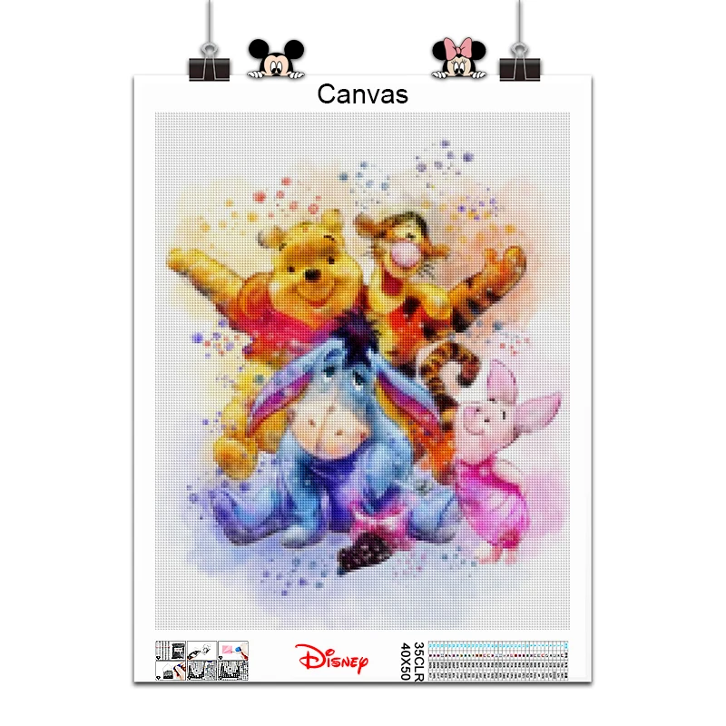 5D DIY Diamond Painting Disney Girl Winnie the Pooh The Lion King home decor Full Square&Round 3D mosaic embroidery Cross stitch