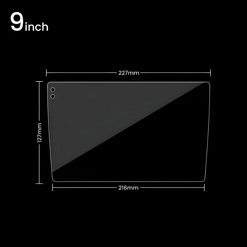 For 9 Inch Glass Screen Protector Film Teyes Spro Plus CC3 2 DIN 9' Car DVD Player GPS Radio Stereo Multimedia Navigation System