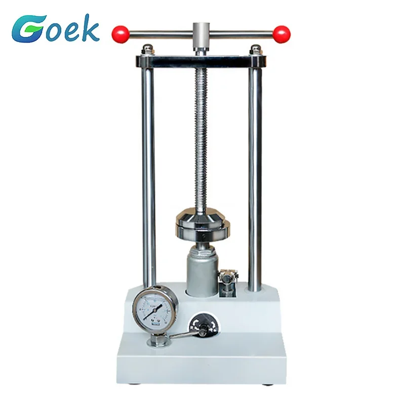 

Dental Oil Pressure Squeezing Machine Automatic with Pressure Gauge Stability Dentistry Accessories Lab Equipment Machine