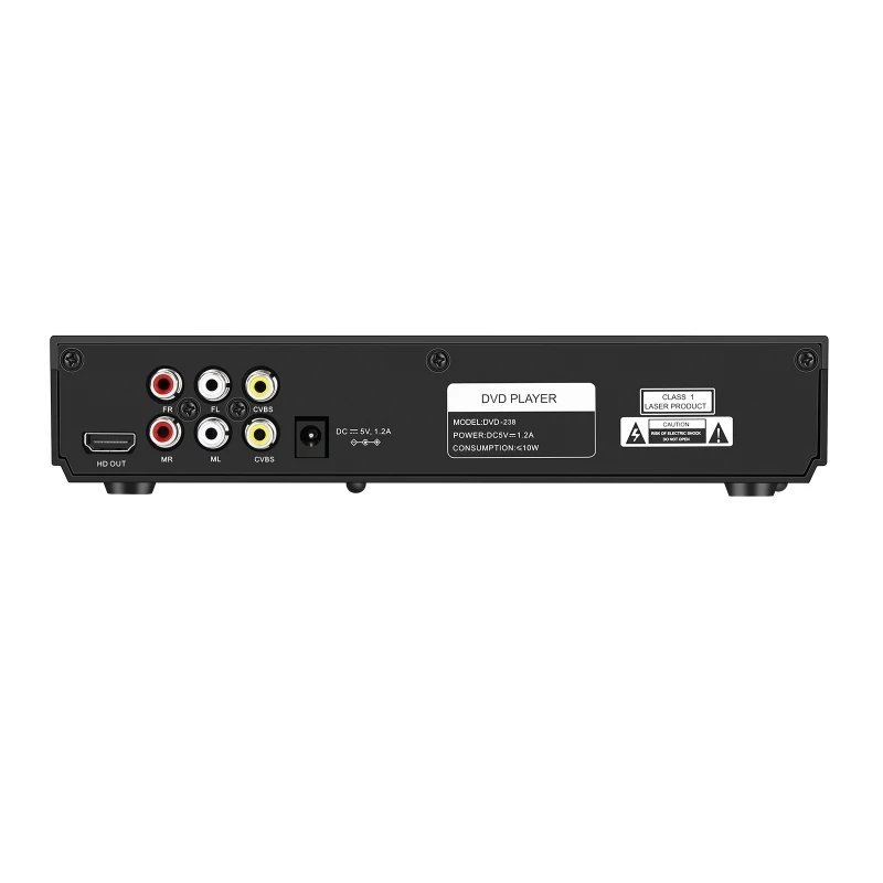 DVD-Player HDMI CD-Player 1080P HD Disc-Player Multimedia-Box für Zuhause USB MP3-Player Fernbedienung Heimkino-Systeme RW 238 – Detail 5