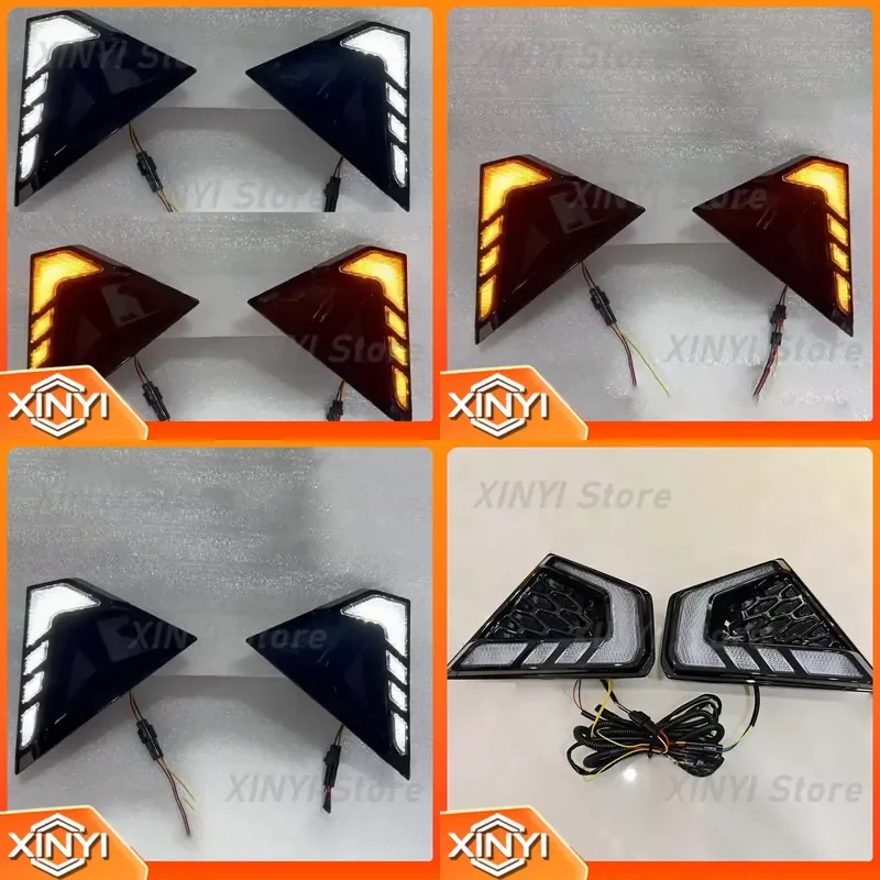 1 Pair 2X Front Bumper Fog Light Daytime Running Light for Toyota Hilux TRAVO 2026