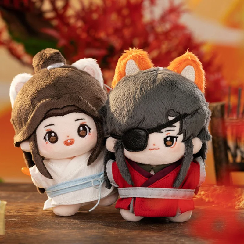 Heaven Official Blessing Anime Figure Hua Cheng Xie Lian Plush Cotton Starfish Doll Key Pendant Hua Cheng 10cm Kawaii Plush Doll