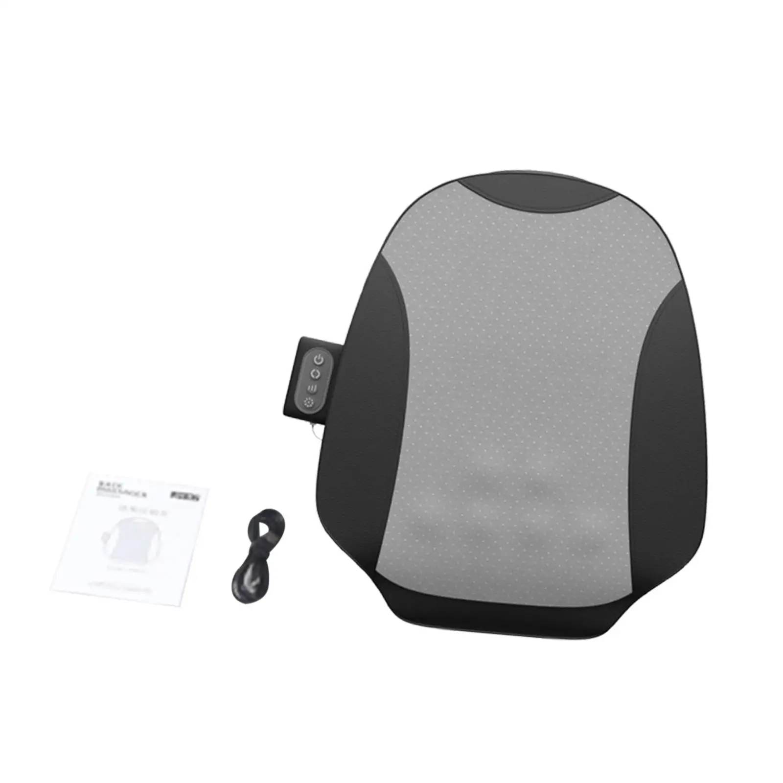 

Lower Back Massager with Heat Ergonomic Deep Tissue 3D Kneading Massage Pillow