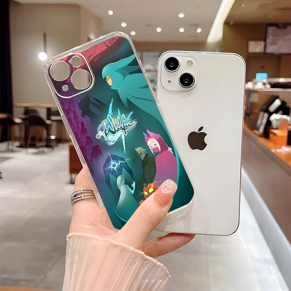 Game W-Wakfu Phone Case Transparent For Iphone 15 Plus 16 Pro Max 14 Pro 11 12 Pro 13 7 8 X XR XS SE Back Cover