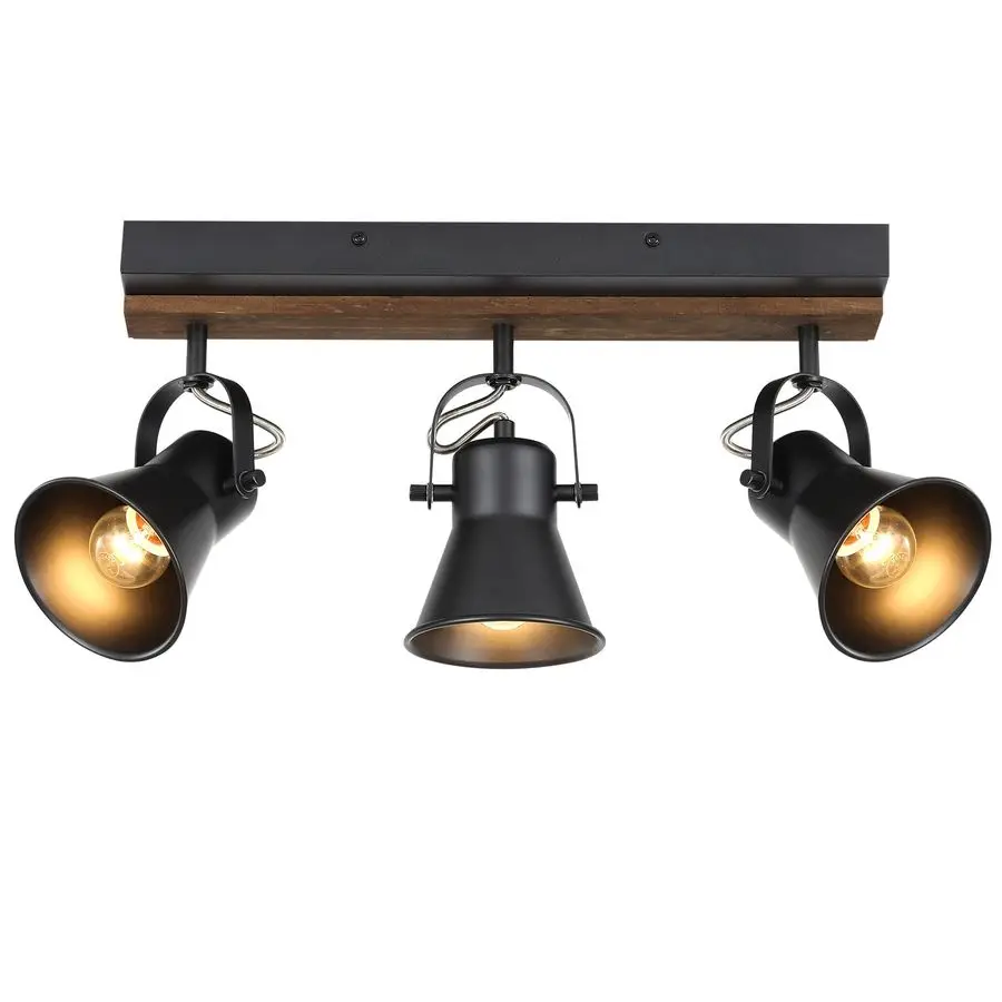 

Светильники для кухни 3Light, регулируемые потолочные/настенные прожекторы, промышленные черные трековые светильники для гостиной, столовой