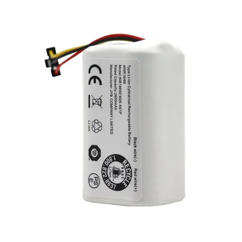 แบตเตอรี่ลิเธียมไอออน 14.4V 12800mAh สำหรับ Xiaomi Mijia Mi Robot Mop 2 Lite Vacuum MJSTL ความจุสูง ชาร์จซ้ำได้ ขายส่ง