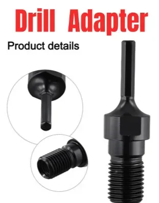 /Black /1-1/4-7UNC /Thread Male To Hex Shank Core Drill Adapter Converter For Hammer Electric…
