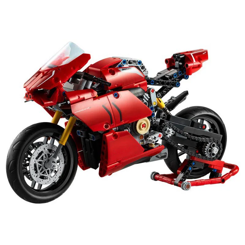 Technical Motorcycle Ducatis Racing Car Building Blocks 42107 IDEAS Model Motorbike Vehicle Bricks Toys for Kids Christmas Gifts