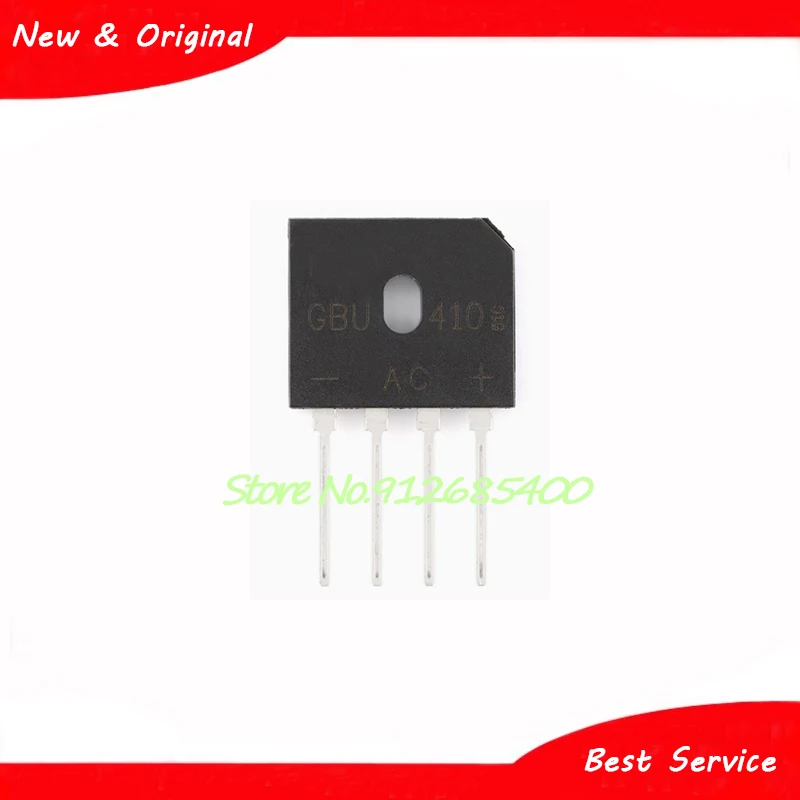 10 Pcs/Lot GBU410 4A/1000V DIP4  New and Original In Stock