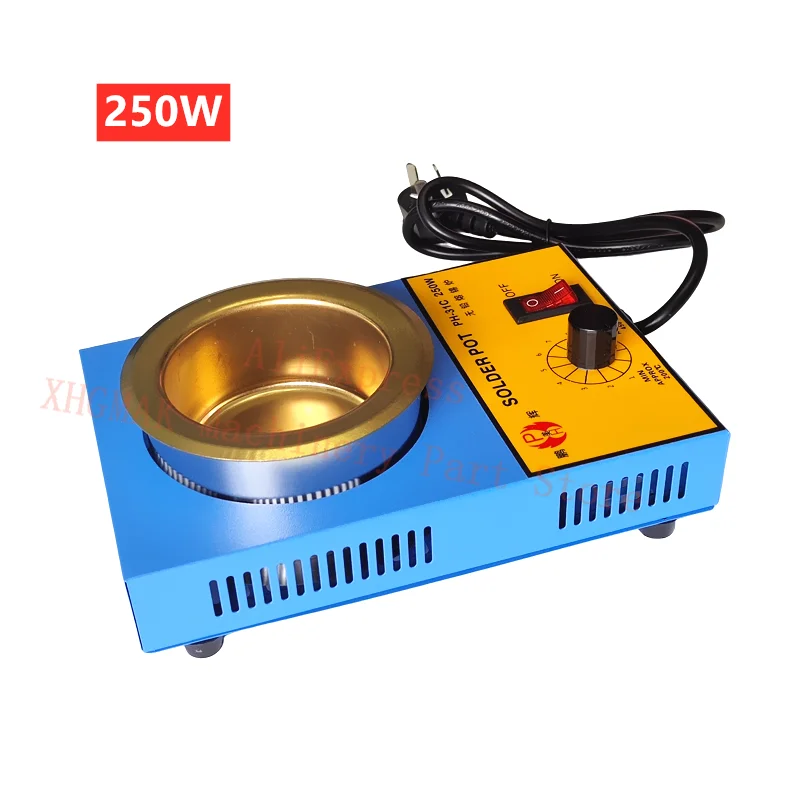 220V 100W 150W 250W 300W Adjustable Solder Pot Stove Tin Melting Soldering Stepless Temperature Control Immersion Furnace