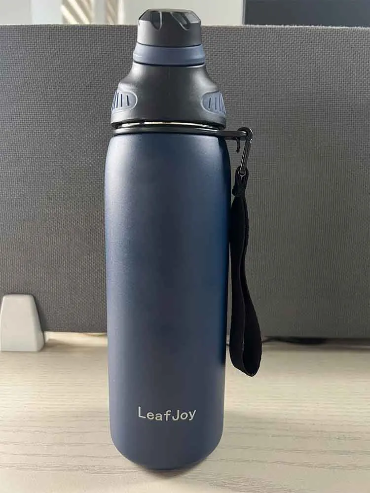 

LeafJoy vacuum insulated bottle Outdoor Sport Stainless Steel Water Bottle