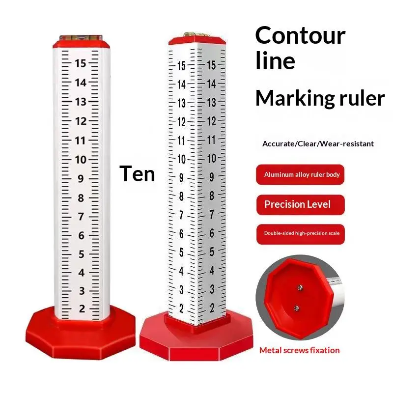 New-Versatile Level Stick Wall Tile Laying Tools Light Steel Keel Leveling Artifact Suspended Ceiling Leveling Horizontal Ruler