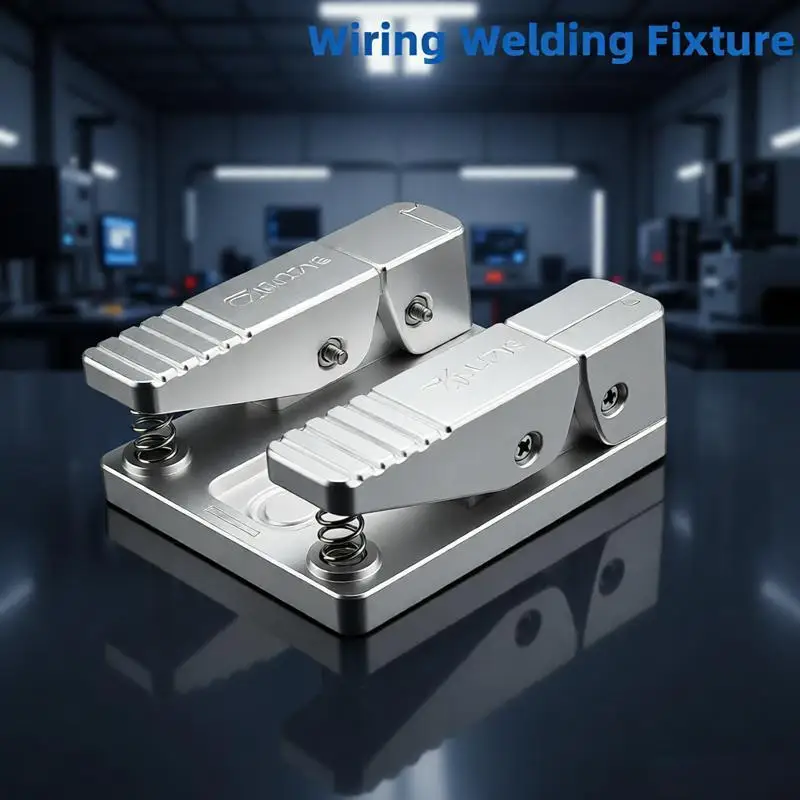 

Welding Wire Fixture Adjustable to Fit Different Wire Diameter Metal Spring & Non-Slip Grips & Portable for Workshop & Field Job
