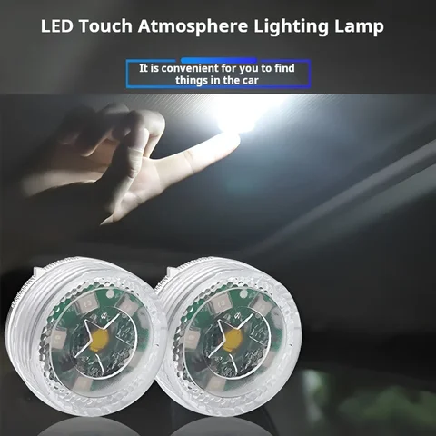 8 best sales car interior light with battery - №2