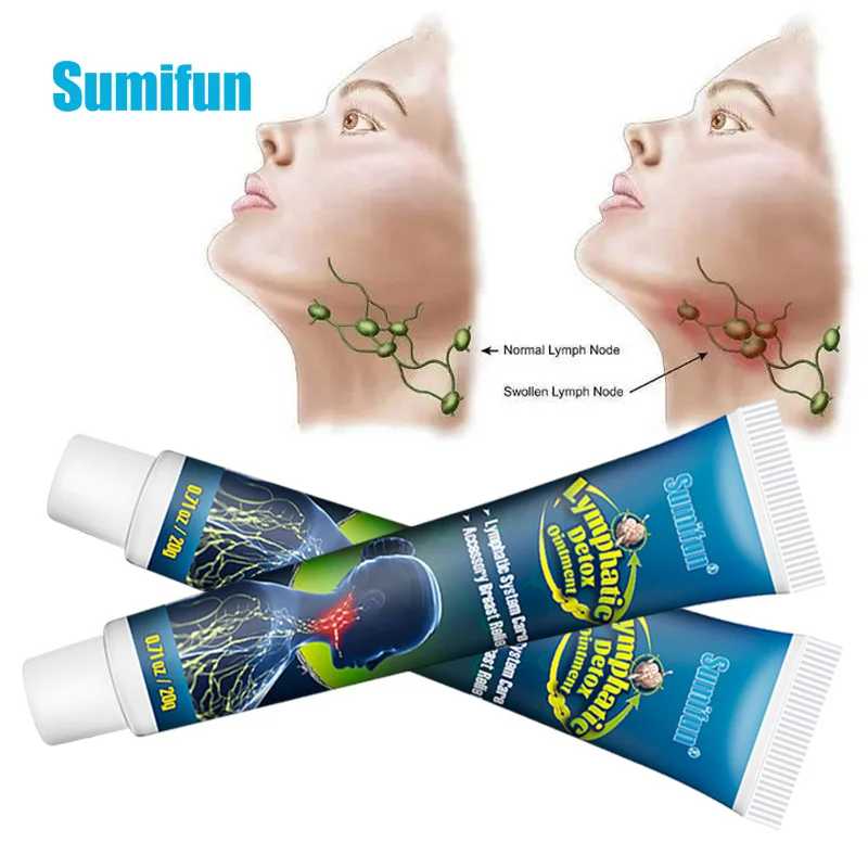 

Sumifun Lymphatic Detox Ointment Neck Anti-Swelling Herbs Plaster Breast Lymph Nodes Cream Body Relaxation Health Care Cream 20g