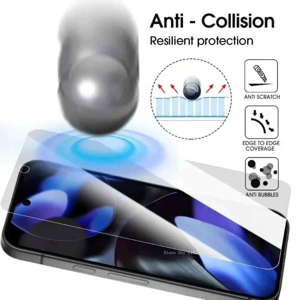 6-in-1 สําหรับ Google Pixel 9 Pro XL Pixel 8 Pro กระจกนิรภัย 9H HD CLEAR Screen Protector สําหรับ Google Pixel9 Pro เลนส์กล้องแก้ว
