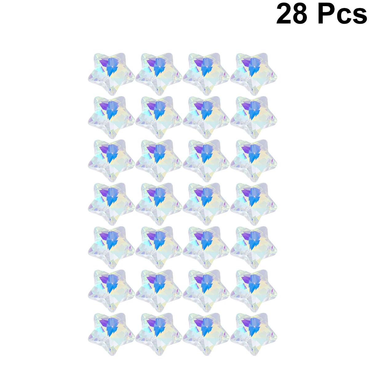 

28pcs Glass DIY Craft Charm Stained Crystal Jewelry Making Shaped Accessories Charm Pendant Set for Earrings