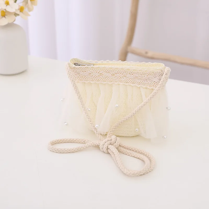 Benutzerdefinierte Kinder Strohhut Sommer Kinder Spitze Bowknot Hut koreanischen Stil Prinzessin faltbare breite Krempe Strand Hut